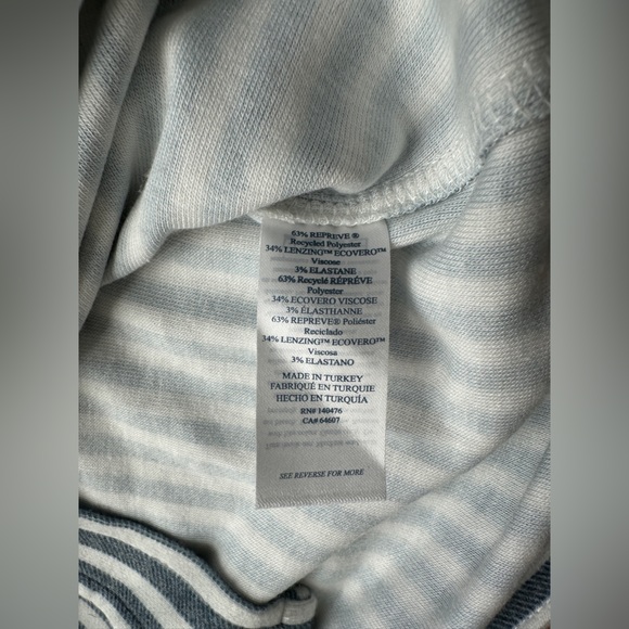 NWT Faherty Legend Striped Long Sleeve Button Down Sweater Dress - Picture 8 of 8